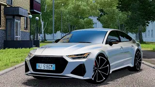 Audi RS7 2019 4.0 TFSI - City Car Driving | Logitech G29