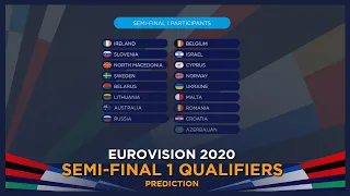 Semi-Final 1 Qualifiers (Prediction) | Eurovision 2020