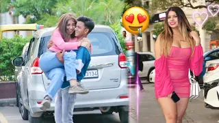 Romantically Rolling Prank On Stranger Girl || Pappu Prankster