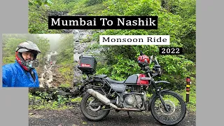 Mumbai To Nashik Bike Ride 2022 | Via Jawhar | Monsoon Ride