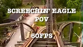 Screechin' Eagle POV - Americana Amusement Park - June 1997 (60fps)