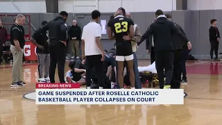 High School Basketball player collapses during game !!! - Tariq Watson.