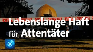 Christchurch-Attentäter muss lebenslang in Haft