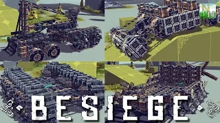 Besiege v0.09 Интересные платформы и великолепный БТР