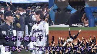 【雑編集】2022日本シリーズハイライト