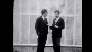 John Wieners with Robert Duncan, from USA: Poetry, NET Outtakes Series: July 1965 —The Poetry Center