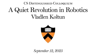 Distinguished Colloquium: Vladlen Koltun, Sept 12, 2023