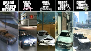 Evolution of Car Crash in GTA Games