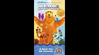 Opening To Bear in the Big Blue House: A Bear for All Seasons 2003 VHS