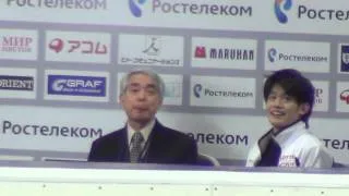 Cup of Russia 10 11 2012 Takahiko KOZUKA kiss&cry FS