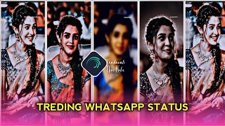 NEW TREDING WHATSAPP STATUS VIDEO EDITING||ALIGHTMOTION||