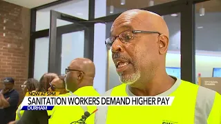 Durham sanitation workers ask for pay raise at city council session