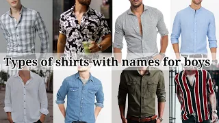 Types of shirts with names for men and boys || Boys shirts || Boys shirts name list