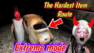 Granny 1.8 - Extreme mode in The Hardest item Route [Car Escape]