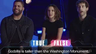 Millie Bobby Brown, Thomas Middleditch, O'Shea Jackson Jr play Godzilla trivia