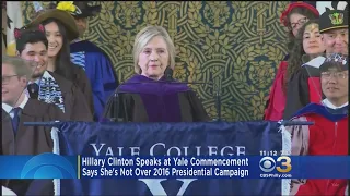 Hilary Clinton Brought A Russian Hat For Yale University's Commencement Speech