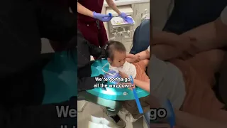 When a child takes over your job after crying 😂 [Pediatric Dentist]