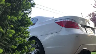 BMW E60 550i M-Sport muffler delete