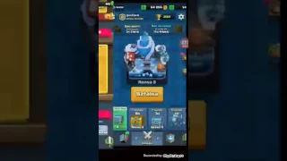 Clash Royale tentando subir para a arena 9