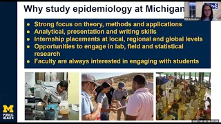 Epidemiology Prospective Student Discovery Series Webinar - October 18, 2021