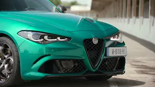 Alfa Romeo Giulia Quadrifoglio 100° Anniversario in Verde Montreal