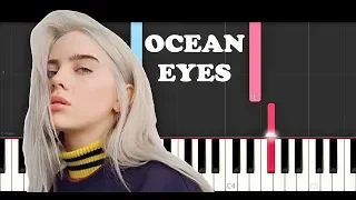 Billie Eilish - Ocean Eyes (Piano Tutorial)