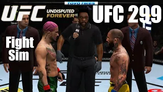 Sean O'malley vs Marlon Vera UFC 299 (UFC Undisputed Forever Simulation)