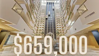 Tallest Resort Style Atrium Luxury Condo Tour in New Jersey | Fort Lee