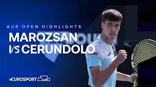 Fabian Marozsan v Francisco Cerundolo | Round Two | Australian Open 2024 Highlights 🇦🇺