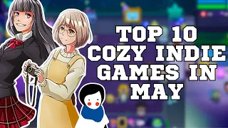 TOP 10 NEW INDIE COZY GAMES OF MAY 2024! New Indie Releases In May