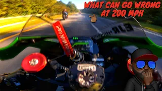 kawasaki Zx10r vs BMW s1000rr vs Suzuki GSX-R1000 | Race Over 200Mph | That isnt Good 🫣