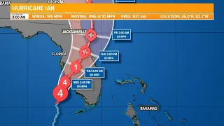 Hurricane Ian: Latest forecast cone, spaghetti models and satellite images as it approaches Florida