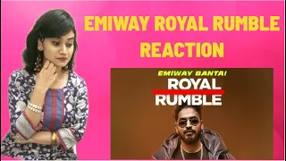 EMIWAY - ROYAL RUMBLE (PROD BY. BKAY) REACTION | REACTIONWAALI