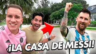 FUIMOS A LA NUEVA MANSIÓN DE MESSI EN MIAMI ft. @GabrielHerrera