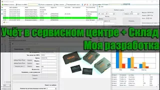 Программа для сервисного центра по ремонту техники + Склад.