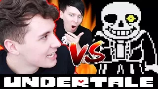 Dan vs. Sans - Undertale GENOCIDE!