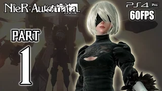 NieR: Automata Walkthrough PART 1 (PS4 Pro) Demo Gameplay @ 1080p (60ᶠᵖˢ) HD ✔