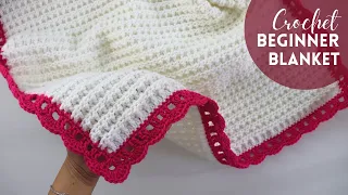 Crochet Easy One Row Repeat Beginner Blanket