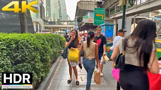 Bangkok Downtown - Walk from Centralworld to Asoke [🇹🇭 4K HDR]