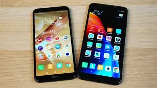Honor 9 lite vs Xiaomi Redmi 5 Plus - ТЕСТ СКОРОСТИ (Speedtest)