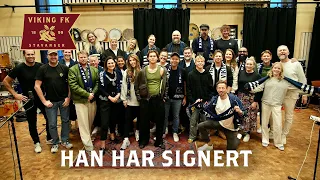 Han har signert!