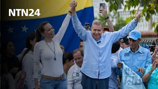 María Corina Machado logró reunir a miles de ciudadanos en el estado Bolívar