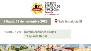 Comunicaciones orales | Transplante renal