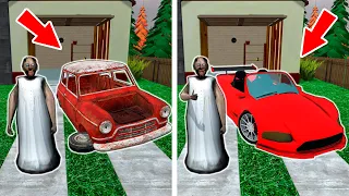 Granny and Expensive car vs Old car - funny horror animation parody (p.120)