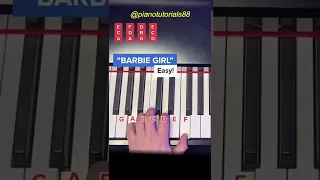 BARBIE GIRL - Piano Cover Tutorial #barbiegirl #piano #tutorial #cover #barbie #girl