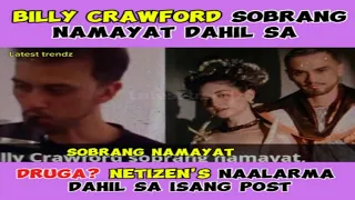 Billy Crawford sobrang namayat dahil sa Droga?Netizen's"Naalarma dahil sa isang post