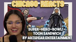 SUPER HERO BOWL!  TOON SANDWICH by ArtSpear Entertainment | First Time Reactions