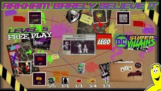Lego DC Super-Villains: Level 5 / Arkham Barely Believe It FREE PLAY (All Collectibles) - HTG