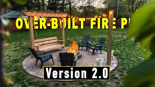 Over-Built Smokeless Fire Pit Results 1 Year Later