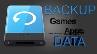 Backup Game and APP DATA Android Tutorial! NO ROOT needed! And restore!